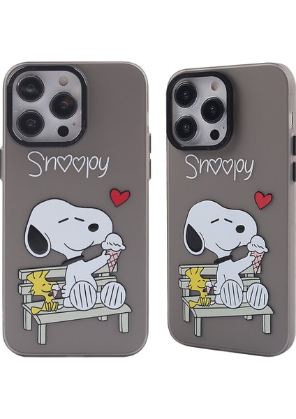 Apple iPhone 13 Pro Max Kılıf Soft ve Pastel Renkli Desenli Silikon Prada Kapak