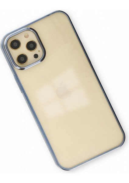 Apple iPhone 13 Pro Kılıf Kenar Çerçeve Sert P.c Ile Güçlendirilmiş Lens Koruma Çerçeveli Element Kapak