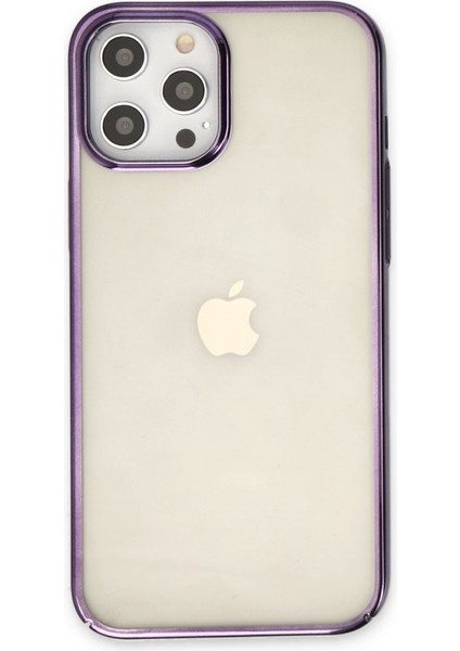 Apple iPhone 13 Pro Kılıf Kenar Çerçeve Sert P.c Ile Güçlendirilmiş Lens Koruma Çerçeveli Element Kapak