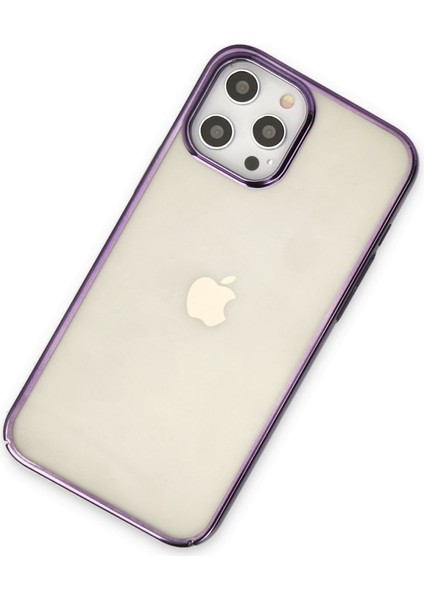Apple iPhone 13 Pro Kılıf Kenar Çerçeve Sert P.c Ile Güçlendirilmiş Lens Koruma Çerçeveli Element Kapak