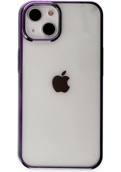 Apple iPhone 14 Plus Kılıf Kenar Çerçeve Sert P.c Ile Güçlendirilmiş Lens Koruma Çerçeveli Element Kapak