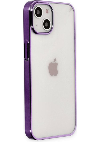 Apple iPhone 14 Plus Kılıf Kenar Çerçeve Sert P.c Ile Güçlendirilmiş Lens Koruma Çerçeveli Element Kapak