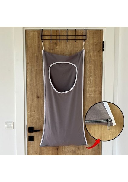 Asılabilir Kirli Sepeti Gri - 50 cm - 70 cm