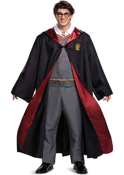 Harry Potter Gryffindor Cübbe Çocuk Boy - Harry Potter Kostümü 7-8 Yaş