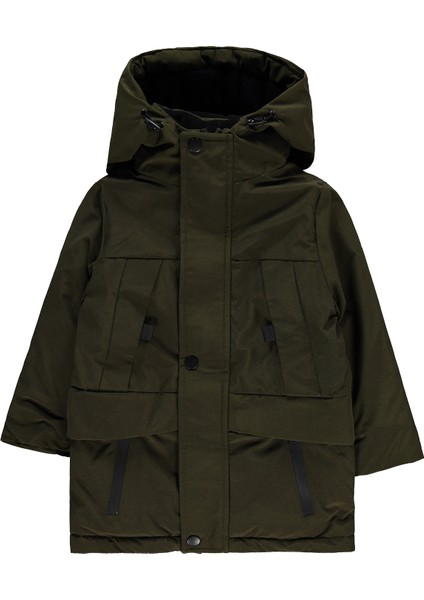 Erkek Çocuk Kapüşonlu Mont 2-5 Yaş Camel