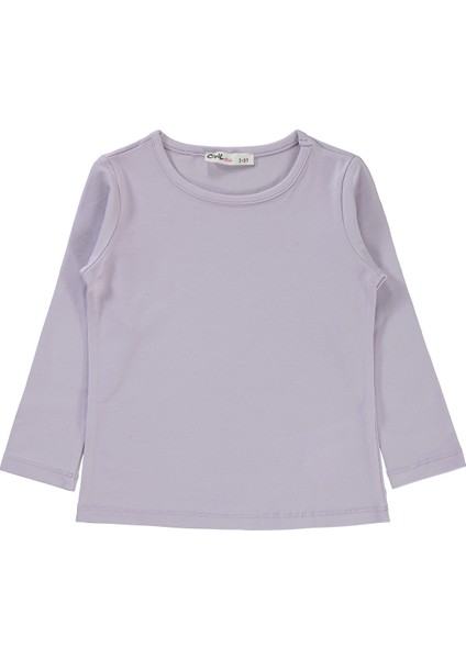 Kız Çocuk Sweatshirt 2-5 Yaş Nazik Lavanta
