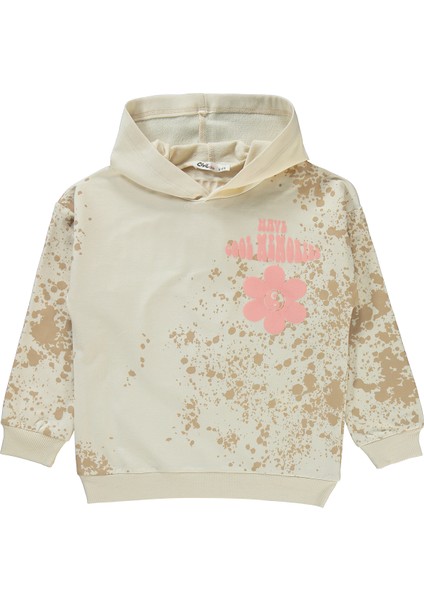 Kız Çocuk Sweatsihrt 10-13 Yaş Fil Dişi
