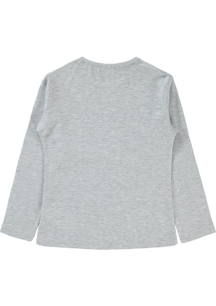 Kız Çocuk Sweatshirt 6-9 Yaş Karmelanj