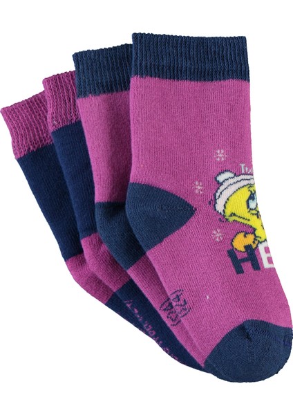 Kız Bebek Çorap 0-24 Ay Mor fiyatları