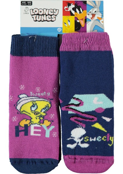 Kız Bebek Çorap 0-24 Ay Mor indirimleri