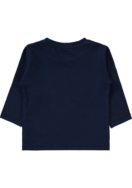 Erkek Bebek Sweatshirt 6-18 Ay Lacivert