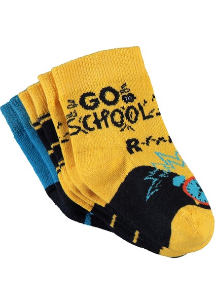 Erkek Çocuk Çorap 3-11 Yaş Sarı modelleri