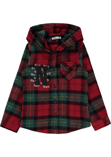 Kız Çocuk Gömlek 10-13 Yaş Yeşil