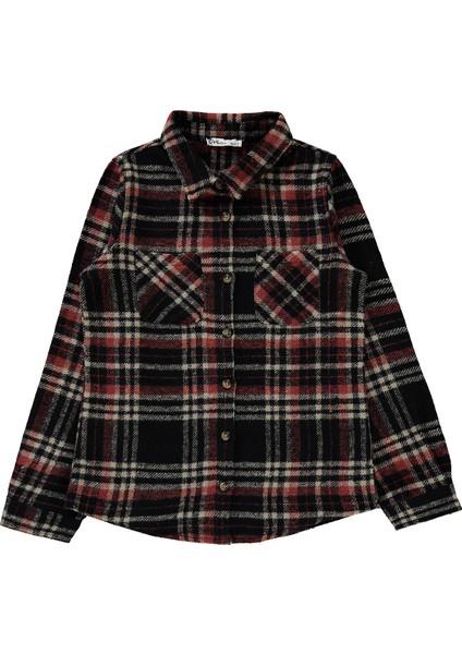 Kız Çocuk Gömlek 10-13 Yaş Kahve