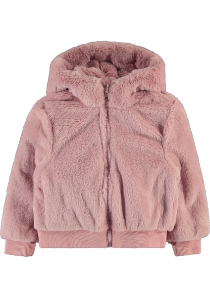 Kız Çocuk Kapüşonlu Mont 2-5 Yaş Pudra fiyatları