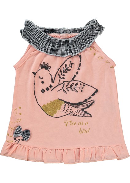 Kız Bebek Takım 6-18 Ay Somon