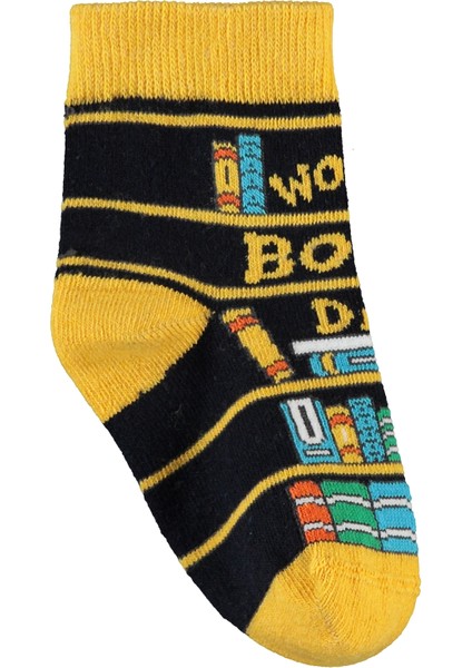 Erkek Çocuk Çorap 3-11 Yaş Sarı indirimleri
