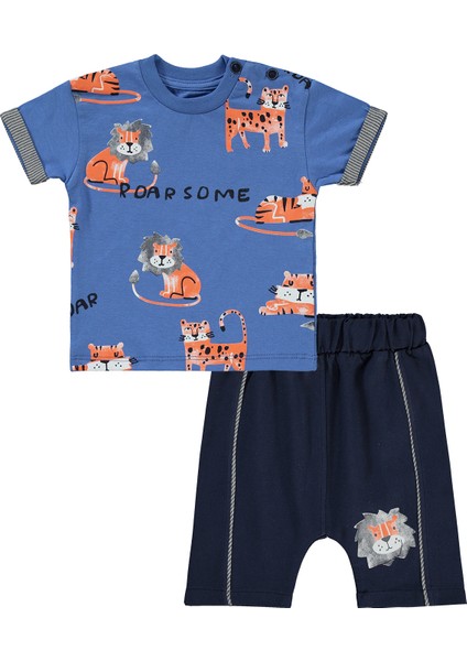 Erkek Bebek Takım 6-18 Ay Indigo