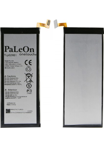 Teknonet Vodafone Smart Ultra 7 Uyumlu Paleon TLP029B1 2960 Mah Batarya