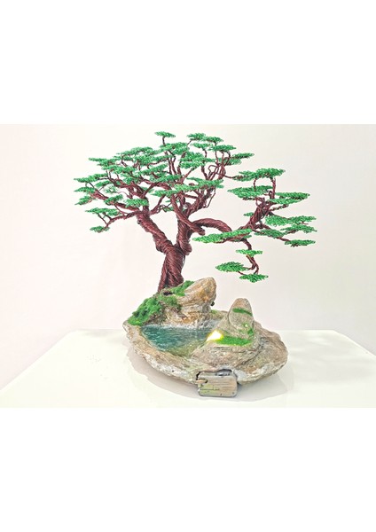 Doğanın Işıltısı | Bonsai Tel Ağaç | doğum günü hediyesi | ev dekorasyonu | yapay ağaç | hediyelik eşya | dekoratif ürünler|