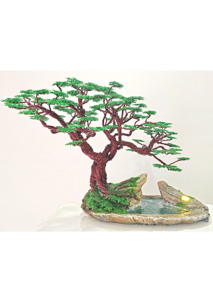Doğanın Işıltısı | Bonsai Tel Ağaç | doğum günü hediyesi | ev dekorasyonu | yapay ağaç | hediyelik eşya | dekoratif ürünler|
