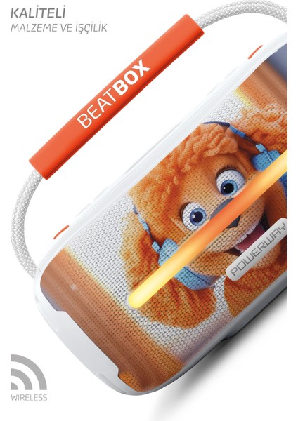 Beatbox Animals Köpek LED Işıklı Dayanıklı Ses Bombası USB Sd Aux Bluetooth Hoparlör fiyatları