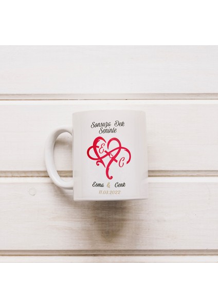 Evlilik Yıldönümü Hediyesi Kupa Bardak (1 Adet)