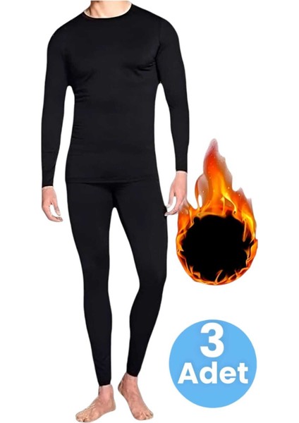 Erkek 3'lü Termal Alt Üst Içlik Takımı