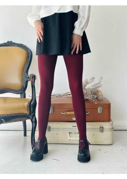 Trend Külotlu Çorap Kadın Bordo modelleri