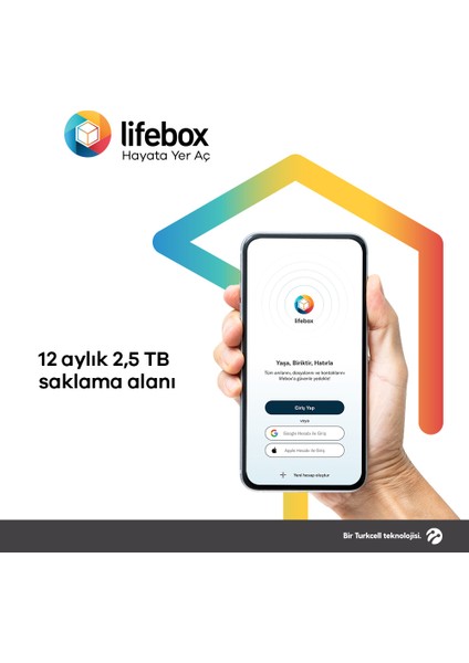 12 Aylık 2.5 TB Saklama Alanı