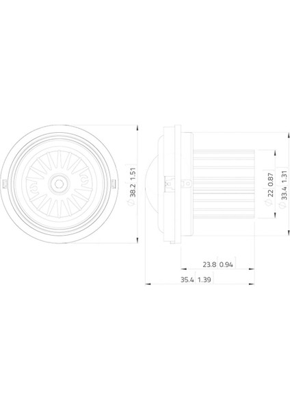 TN100.70 Dome Tweeter modelleri