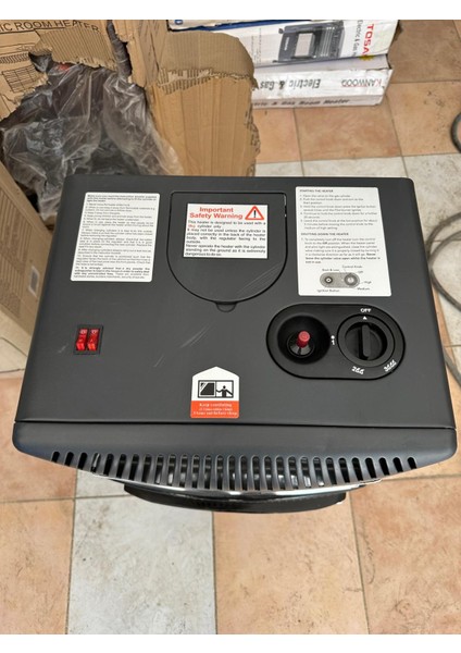 Çok Fonksiyonel Hem elektrikli Hem Gazlı Hem Katlanabilir Soba