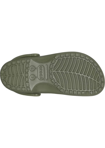 Unisex Marka Logolu Hafif Su Dostlu Sürdürülebilir Stilli Yumuşak ve Destekleyici Rahat Tabanlı Army Green Terlik 10126-309