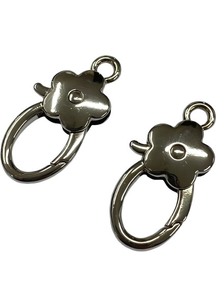 Metal Yaylı Çanta Klipsi 1 Çift 2*3,5 cm LXS10