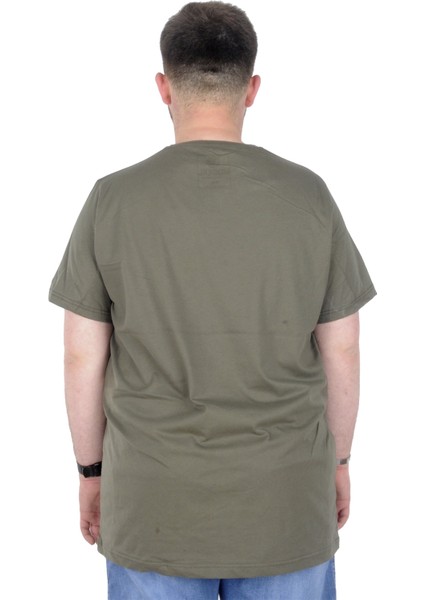 Büyük Beden T-Shirt Bisiklet Yaka Complex City 22170 Haki fiyatları