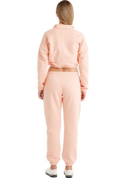 Kadın Sweatshirt 60462 - Şeftali modelleri