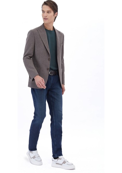 Vizon Çizgili Modern Fit %100 Pamuk Ceket fiyatları