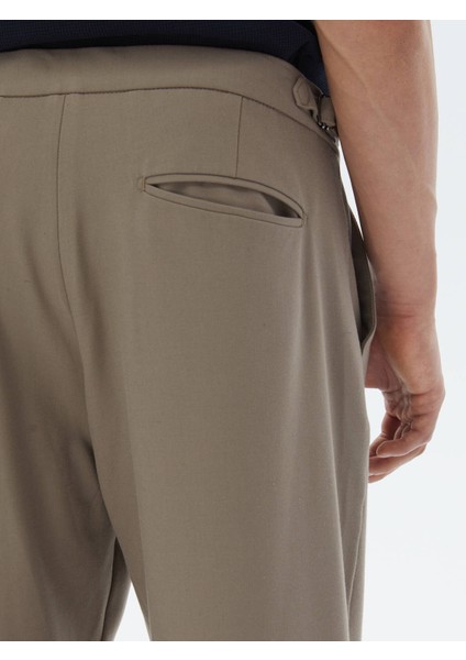 Vizon Dokuma Carrot Fit Casual Pantolon indirimleri