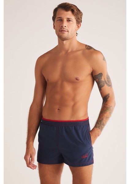 Endy Mayo Şort Lacivert