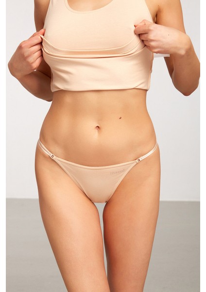 Desensiz Koton Modal Kadın Slip Külot Basic Tanga 2'li
