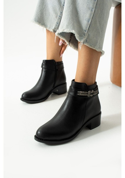 Kadın Yandan Taş Toka Detaylı Kışlık Su Geçirmez Içi Kürklü Günlük Kullanım Bot fiyatları