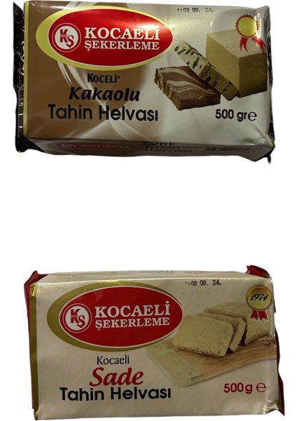 Tahin Helvası(1 Adet KAKAOLU(500gr),1 Adet SADE(500 gr) )