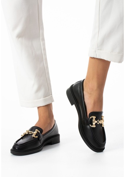 Prenses Tokalı Ince Taban Kadın Günlük Loafer Ayakkabı modelleri