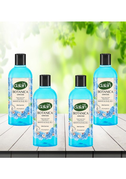Botanica Duş Jeli Orkide 500 ml x 4 adet