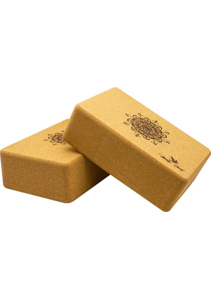 Mandala Desenli Mantar Yoga Bloku 750 Gram Kaymaz Yüzey ile Denge Destekleyici modelleri