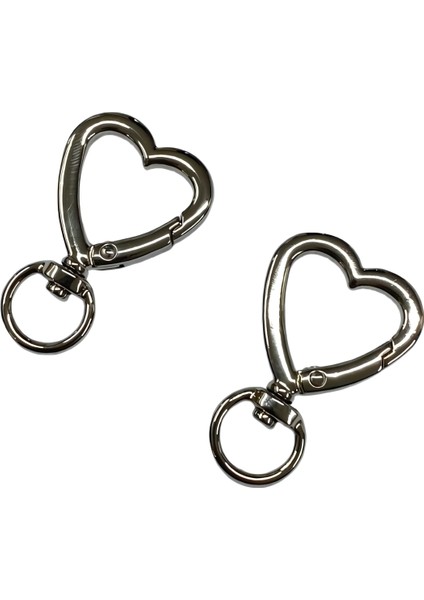 Metal Yaylı Çanta Klipsi 1 Çift 2,5*4 cm LXS13