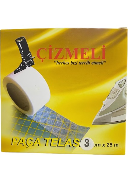 Telanet Paça Telası 3 cm 25 M