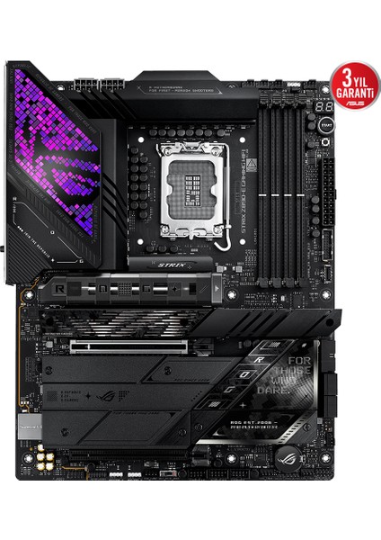 ROG STRIX Z890-E GAMING WIFI Intel Z890 8800MHZ DDR5 LGA1851 DP HDMI 2xUSB4 7x M2 USB3.2 WiFi 7 + BT AURA RGB 5Gbit LAN ATX (ROG STRIX Z890-E GAMING WIFI) Anakart