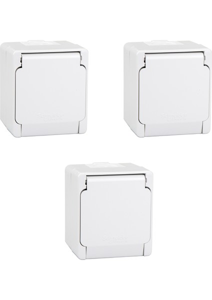 Nemlıyer Kapaklı Topraklı Prız -3'lü Paket fiyatları