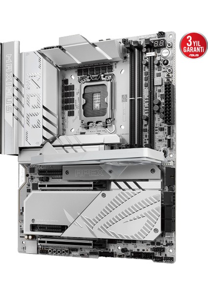 ROG MAXIMUS Z890 APEX Intel Z890 9600MHZ DDR5 LGA1851 HDMI 2xUSB4 6x M2 USB3.2 WiFi 7 + BT AURA RGB 5Gbit LAN ATX (ROG MAXIMUS Z890 APEX) Anakart